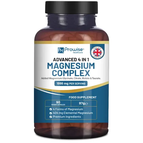 Magnesium Glycinate Complex 4 in 1 - 2000mg per serving | Precise 400mg Elemental Magnesium dose – image 1