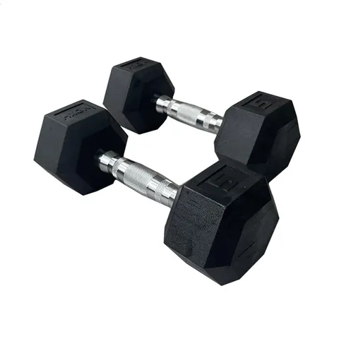HXGN Pro Hex Dumbbells 2 x 5kg – image 1