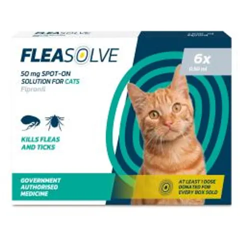 Fleasolve Spot on Cat 6 Treatment – image 1