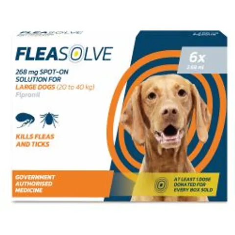 Fleasolve Spot on Dog Large 6 Treatment – image 1