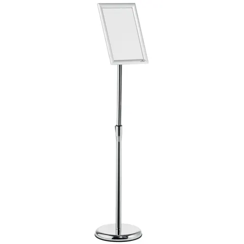 DURABLE Info-Bodenständer, Aluminium-Klapprahmen, DIN A4 – Bild 1