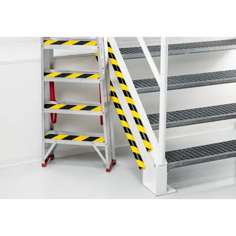 DURABLE Kantenschutzprofil E8R gelb/schwarz 1m – Bild 1