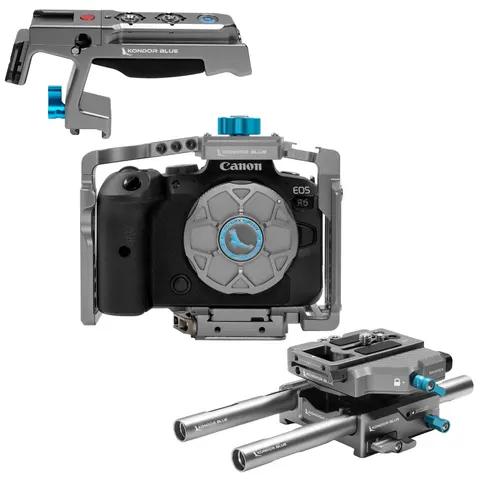 Kondor Blue KB-Canon-BR camera rig Aluminium Grey – image 1