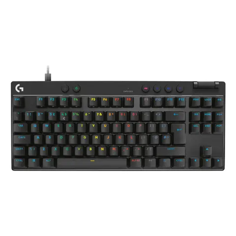 Logitech Pro X TKL RAPID Wired Gaming Keyboard - Black – image 1