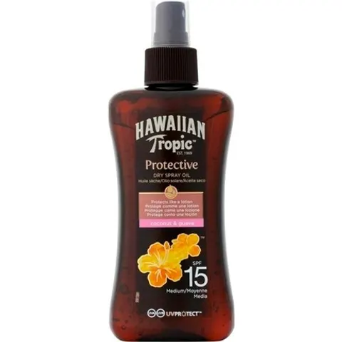 Hawaiian Tropic Protective Dry Spray SPF15 - 200ml – image 1
