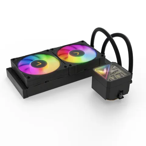 Valkyrie V240 Lite Processor All-in-one liquid cooler 24 cm Black – image 1
