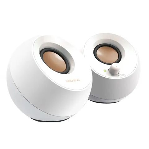 Creative Altavoces Pebble 2.0 Blanco – imagen 1