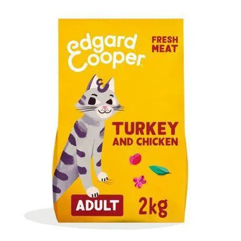 Edgard & Cooper Cat Kibble Turkey/Chicken 2kg – image 1