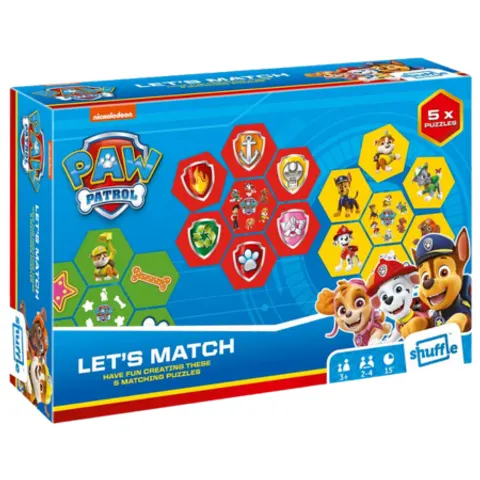 Gioco puzzle Paw Patrol Shuffle Let's Match – immagine 1