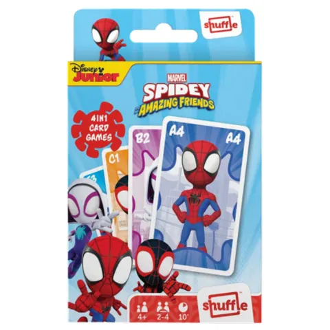 Gioco di carte Marvel Spidey and His Amazing Friends 4 in 1 – immagine 1