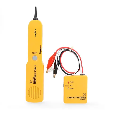 Nedis PC and Multimedia cable tester | Tone generator | LED indicator | Headphone connection | Battery Powered – image 1