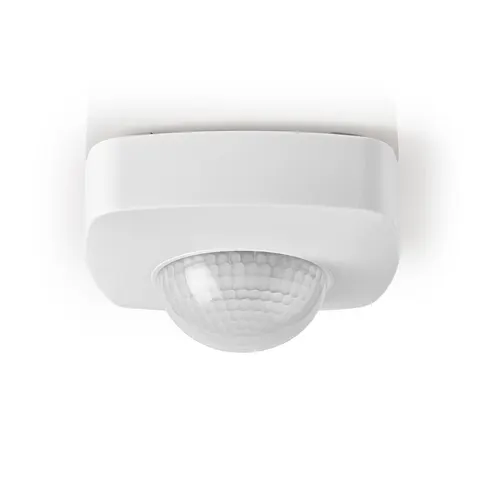 Nedis PIR Occupancy Motion Sensor Detector Light Switch, Ceiling Mount, 360 Degree 6m Range, Round, Square – image 1