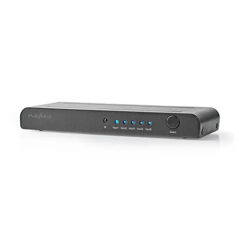 Tecnomat SWITCH HDMI A 5 INGRESSI E 1 USCITA 4k CON TELECOMANDO – immagine 1