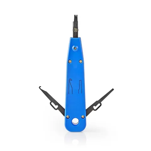 Nedis Pullers and Extractors | Suitable for: All Telecom Wiring / LSA Punch Tool / LSA Strips | Blue – image 1