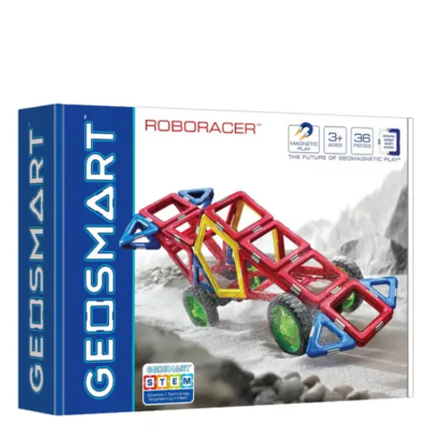 GeoSmart RoboRacer Magnetic Construction Set - 36 Pcs – image 1