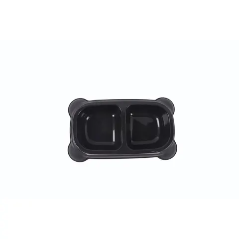 M-PETS Plastic Double Bowl - 2 x 650 ml – image 1