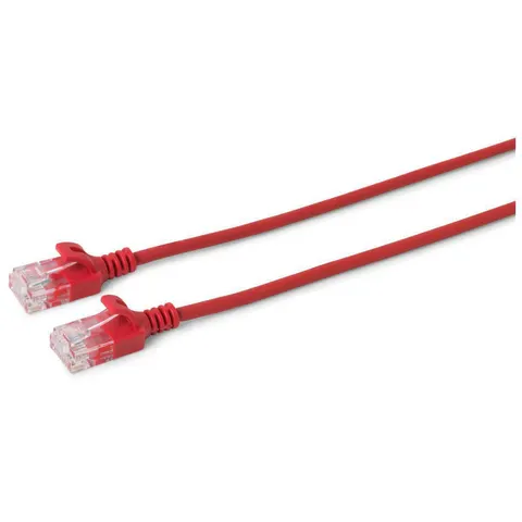 Microconnect V-UTP605R-SLIM networking cable Red 5 m Cat6 U/UTP (UTP) – image 1