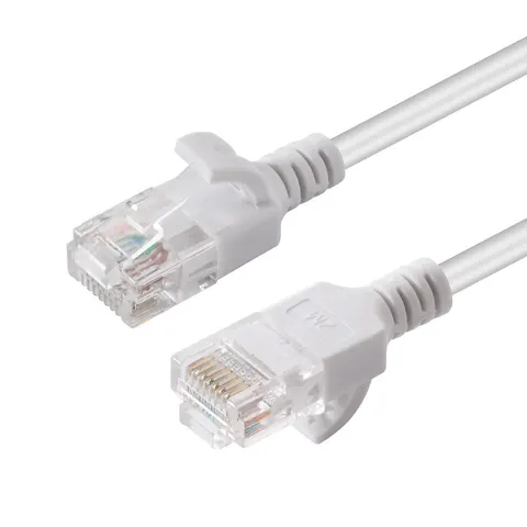 Microconnect V-UTP6A10W-SLIM networking cable White 10 m Cat6a U/UTP ( – image 1