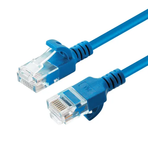 Microconnect V-UTP6A02B-SLIM networking cable Blue 2 m Cat6a U/UTP (UT – image 1