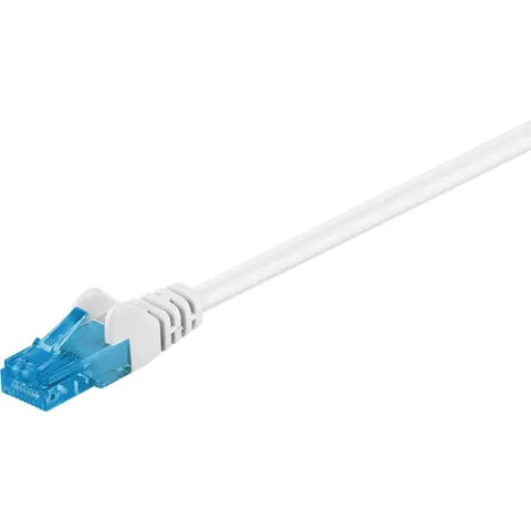 Microconnect UTP6A01W networking cable White 1 m Cat6a U/UTP (UTP) Rou – image 1