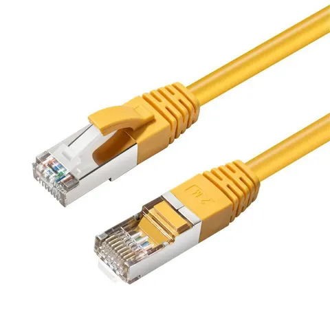 Microconnect SSTP601Y networking cable Yellow 1 m Cat6 S/FTP (S-STP) R – image 1