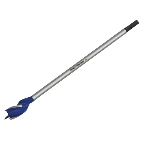 Irwin 6X Blue Groove Extra Long Wood Drill Bit – 1922005 – image 1