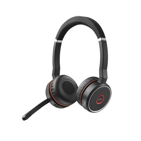Headphones with Microphone Jabra Evolve 75 MS Stereo Black – afbeelding 1