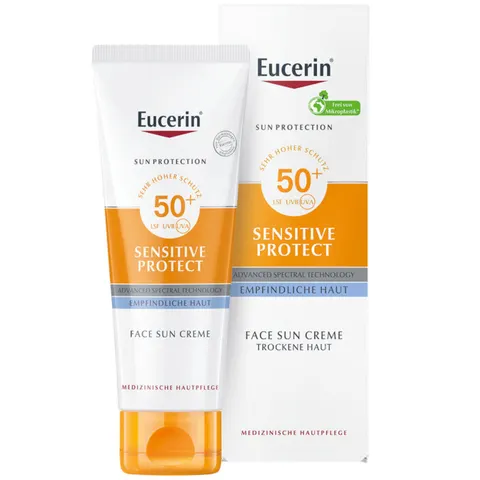 Eucerin Sun Sensitive Protect protective face cream SPF 50+ 50 ml – image 1