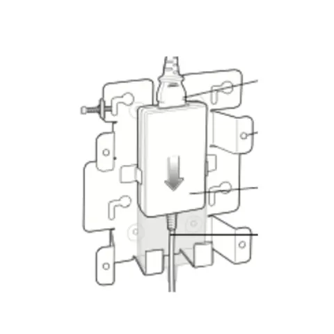 Zebra wall mount, kit | KT-152097-03 – afbeelding 1