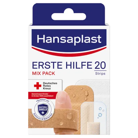 Hansaplast Erste Hilfe Pflaster Mix – Bild 1