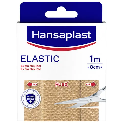 Hansaplast Elastic Pflaster 8 cmx1 m – Bild 1