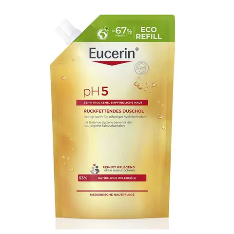 Eucerin pH5 Doucheolie Navulverpakking 400 ml – afbeelding 1