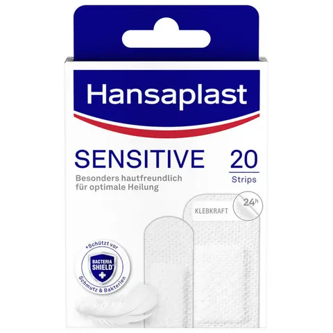 Hansaplast Sensitive Pflaster 20str – Bild 1