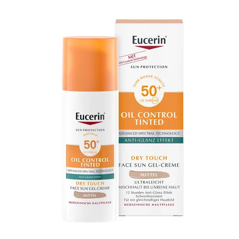 Eucerin Sun Oil Control Tinted Cream Spf50+ 50 Ml – immagine 1