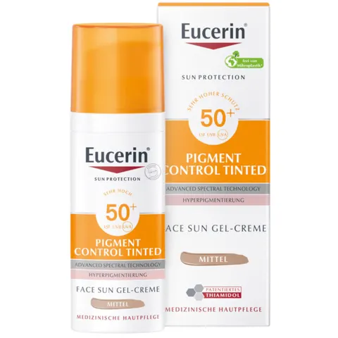 Eucerin Sun Fluid Pigment Control LSF 50+ Mittel – Bild 1