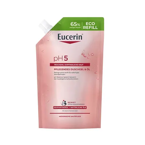 Eucerin pH5 Duschgel & Öl Empfindliche Haut Refill – 400 – Bild 1