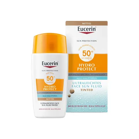 Eucerin Sun Hydro Protect toning sun fluid SPF 50+ shade Medium 50 ml – image 1