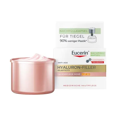 Eucerin Hyaluron-Filler + Elasticity Rosé Tag LSF 30 Refill – Bild 1