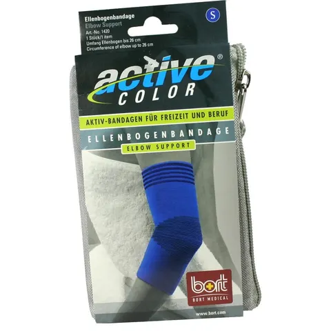 Bort Activecolor Ellenbogenbandage small blau – Bild 1