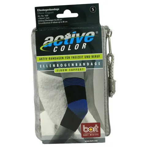 Bort Activecolor Ellenbogenbandage S schwarz – Bild 1