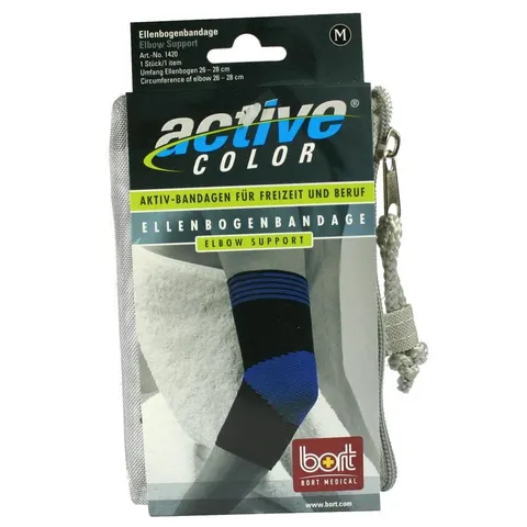 Bort Activecolor Ellenbogenbandage M schwarz – Bild 1