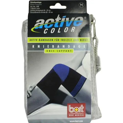 Bort Activecolor Kniebandage medium schwarz – Bild 1
