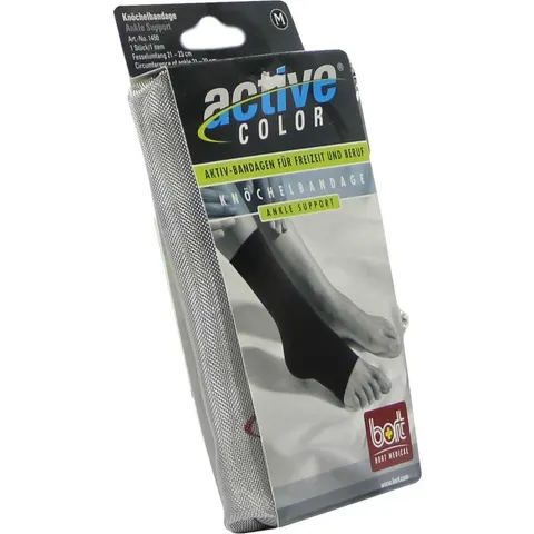 Bort Activecolor Knöchelbandage M schwarz – Bild 1