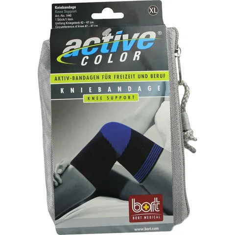 Bort Activecolor Kniebandage x-large schwarz – Bild 1