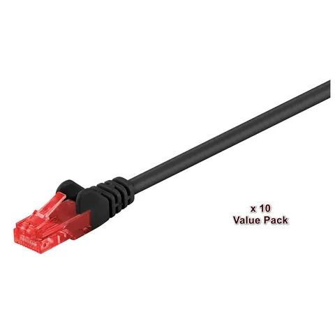 Microconnect V-UTP607SVP networking cable Black 7 m Cat6 U/UTP (UTP) R – image 1