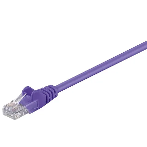 Microconnect B-UTP515P networking cable Purple 15 m Cat5e U/UTP (UTP) – image 1