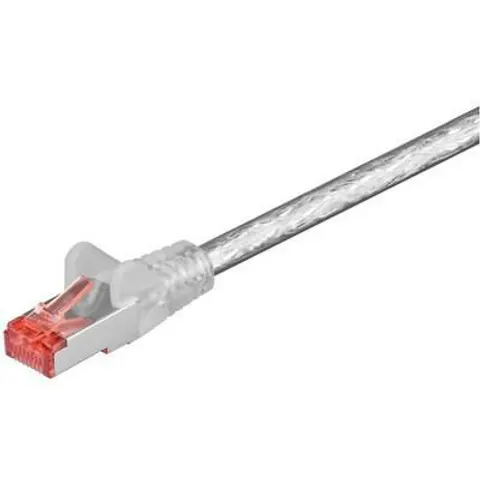 Microconnect SSTP60025T networking cable Transparent 0.25 m Cat6 S/FTP – image 1