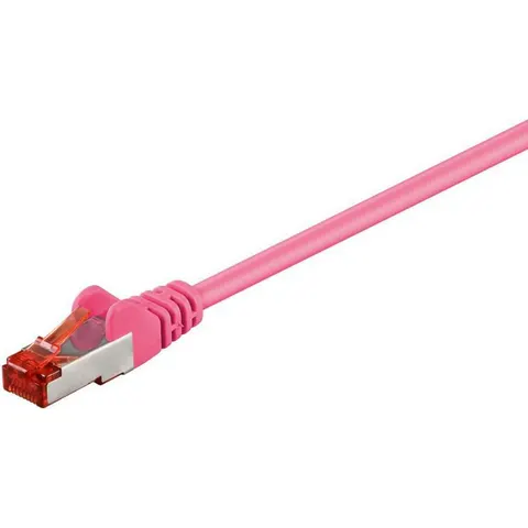 Microconnect SSTP602PI networking cable Pink 2 m Cat6 S/FTP (S-STP) Ro – image 1