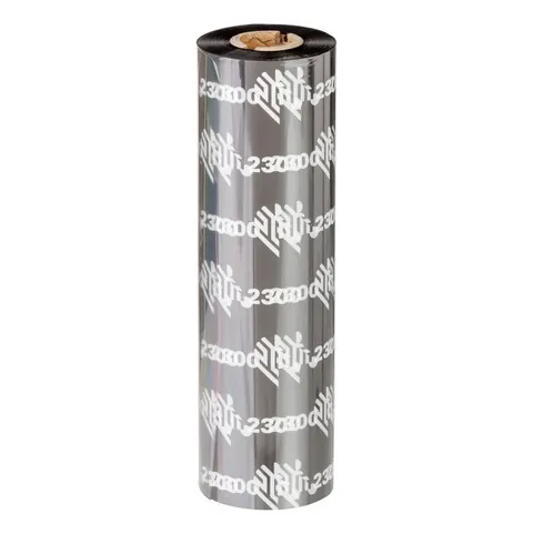 Zebra 2300 Wax 83mm x 300m printerlint – afbeelding 1