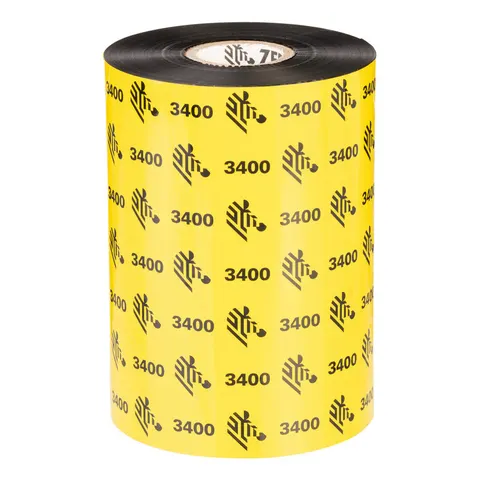 Zebra Wax/resin 3400 3.27 x 83mm printerlint – afbeelding 1